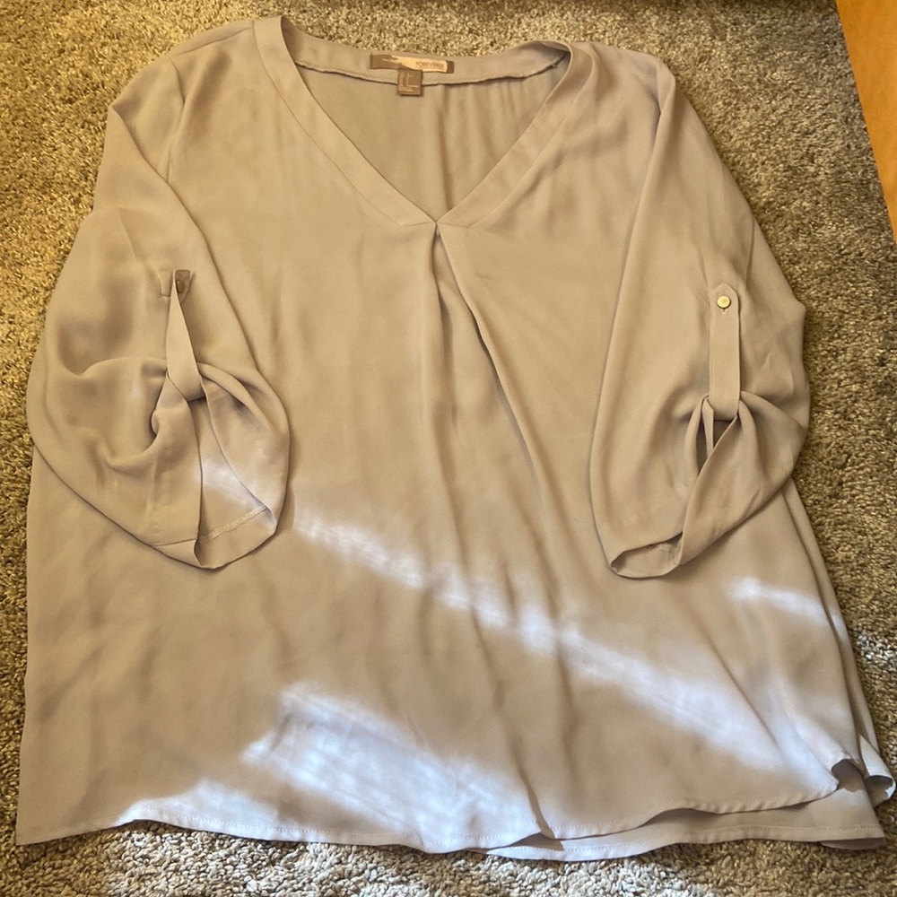 Forever 21, size large, quarter sleeve blouse